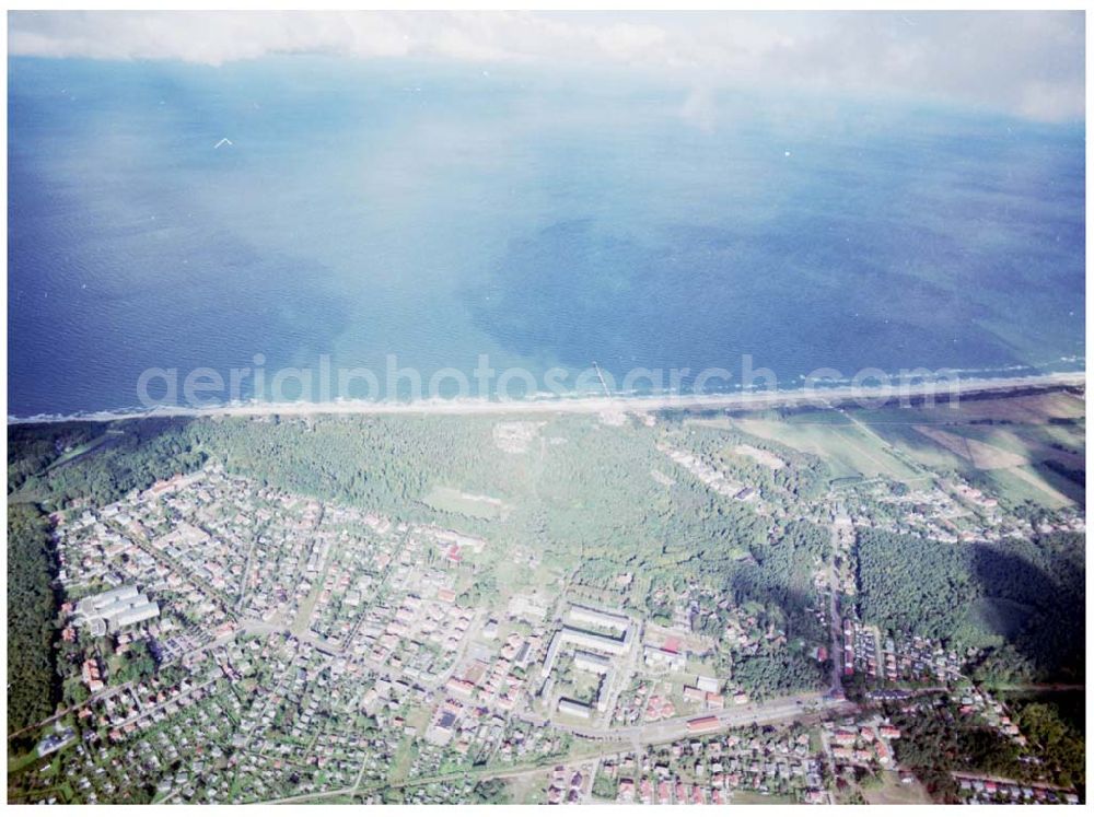 Aerial image Graal-Müritz / Mecklenburg Vorpommern - Stadtansicht Graal - Müritz / Mecklenburg Vorpommern / 27.09.02