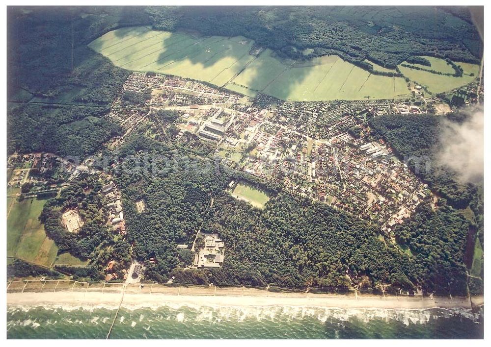 Graal-Müritz / Mecklenburg Vorpommern from above - Stadtansicht Graal - Müritz / Mecklenburg Vorpommern / 27.09.02