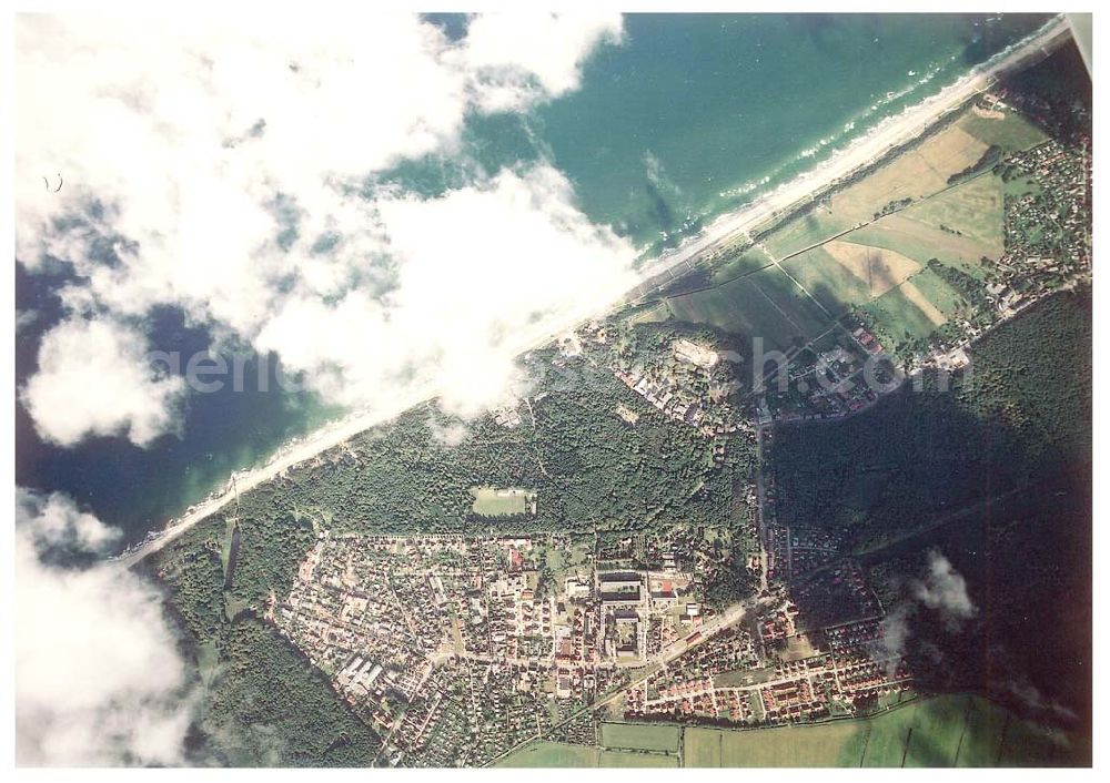 Aerial image Graal-Müritz / Mecklenburg Vorpommern - Stadtansicht Graal - Müritz / Mecklenburg Vorpommern / 27.09.02