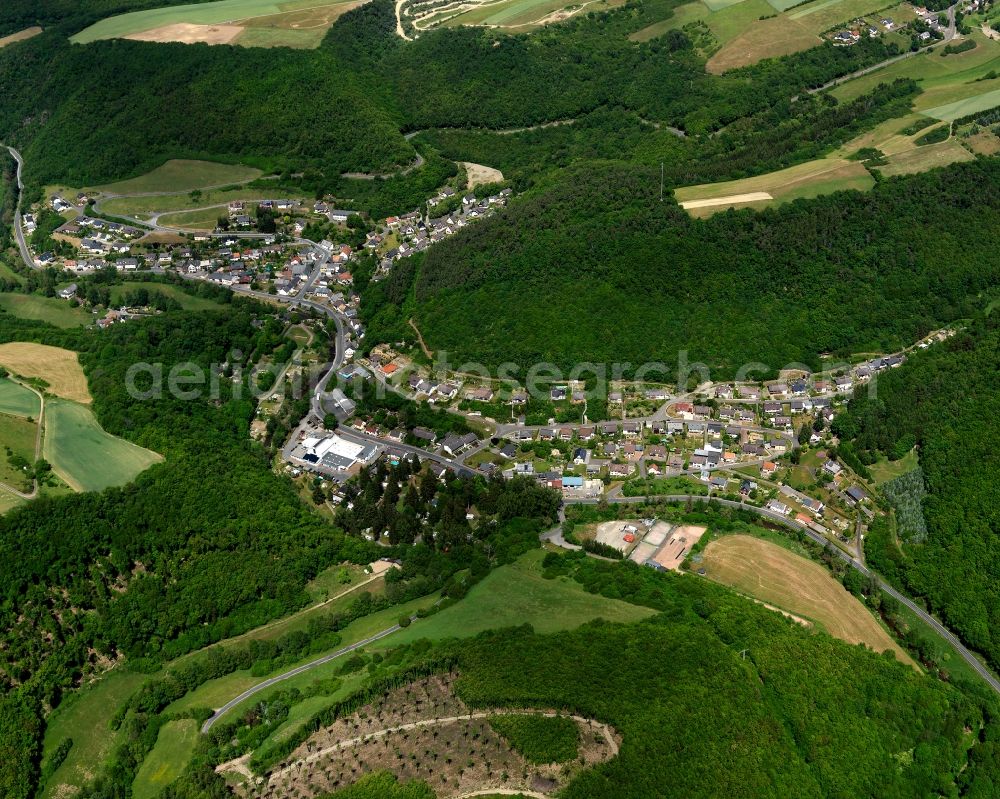 Aerial image Hahnenbach - Cityscape of Hahnbach in Rhineland-Palatinate