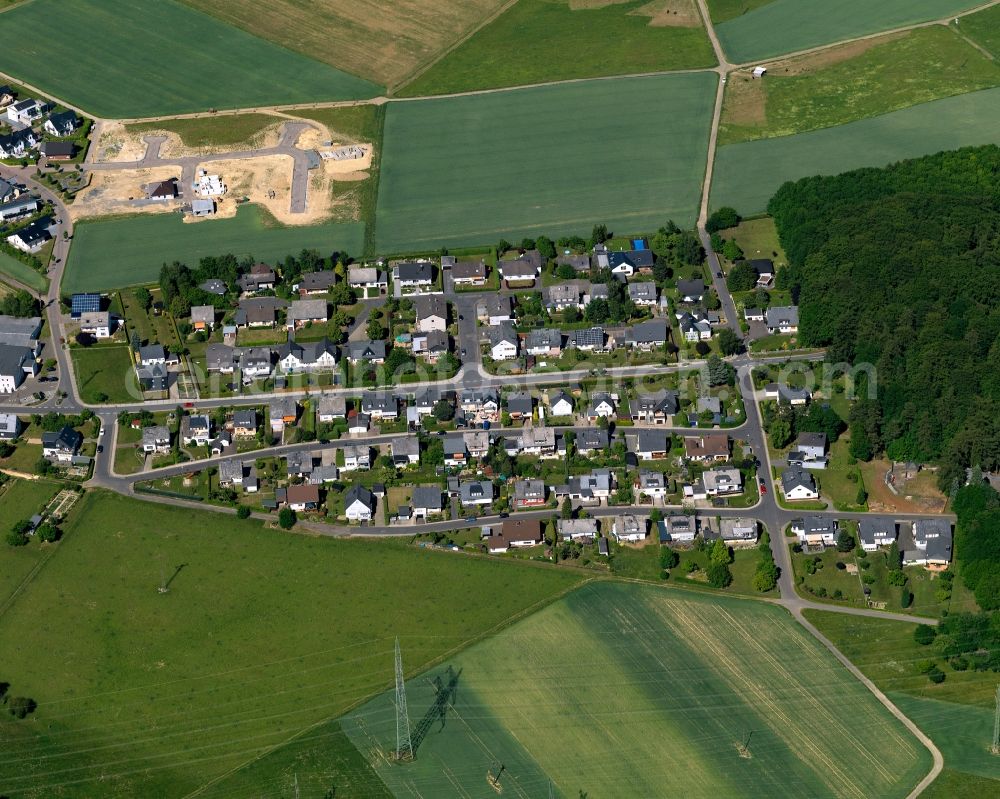 Halsenbach from above - City view from Halsenbach in the state Rhineland-Palatinate