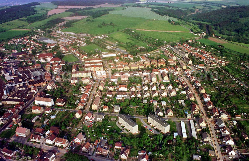 Hammelburg / Bayern from the bird's eye view: Stadtansicht von Hammelburg / Bayern.