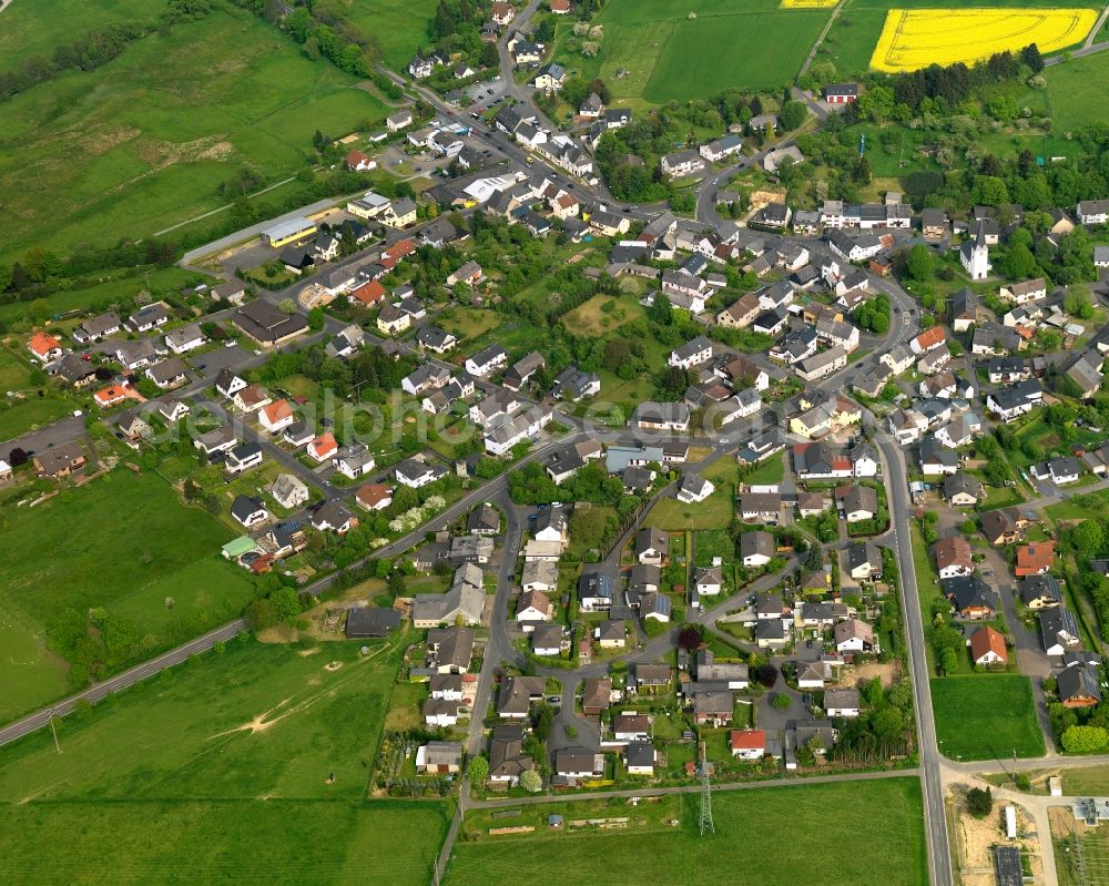 Aerial photograph Höchstenbach - City view from Hoechstenbach in the state Rhineland-Palatinate