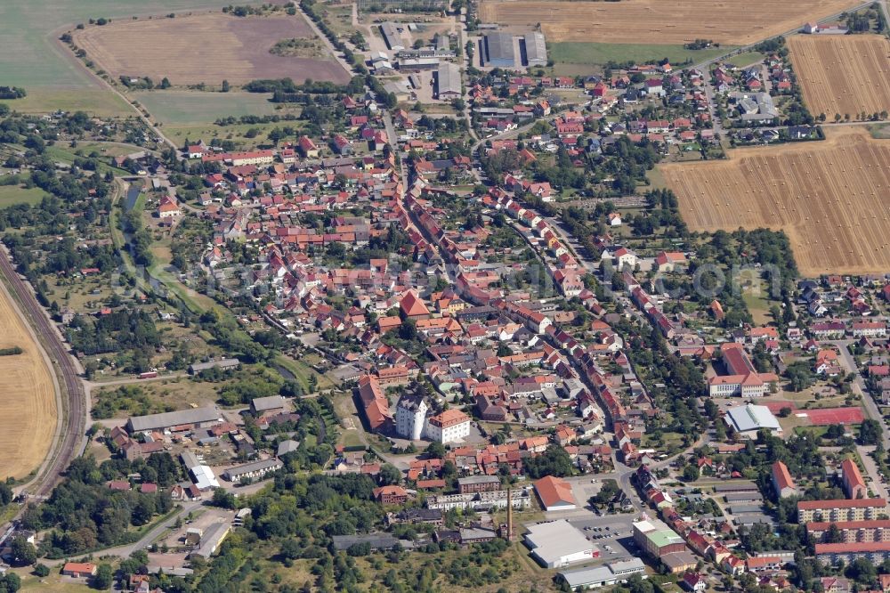 Heringen/Helme from the bird's eye view: Cityscape of Heringen / Helme in Thuringia