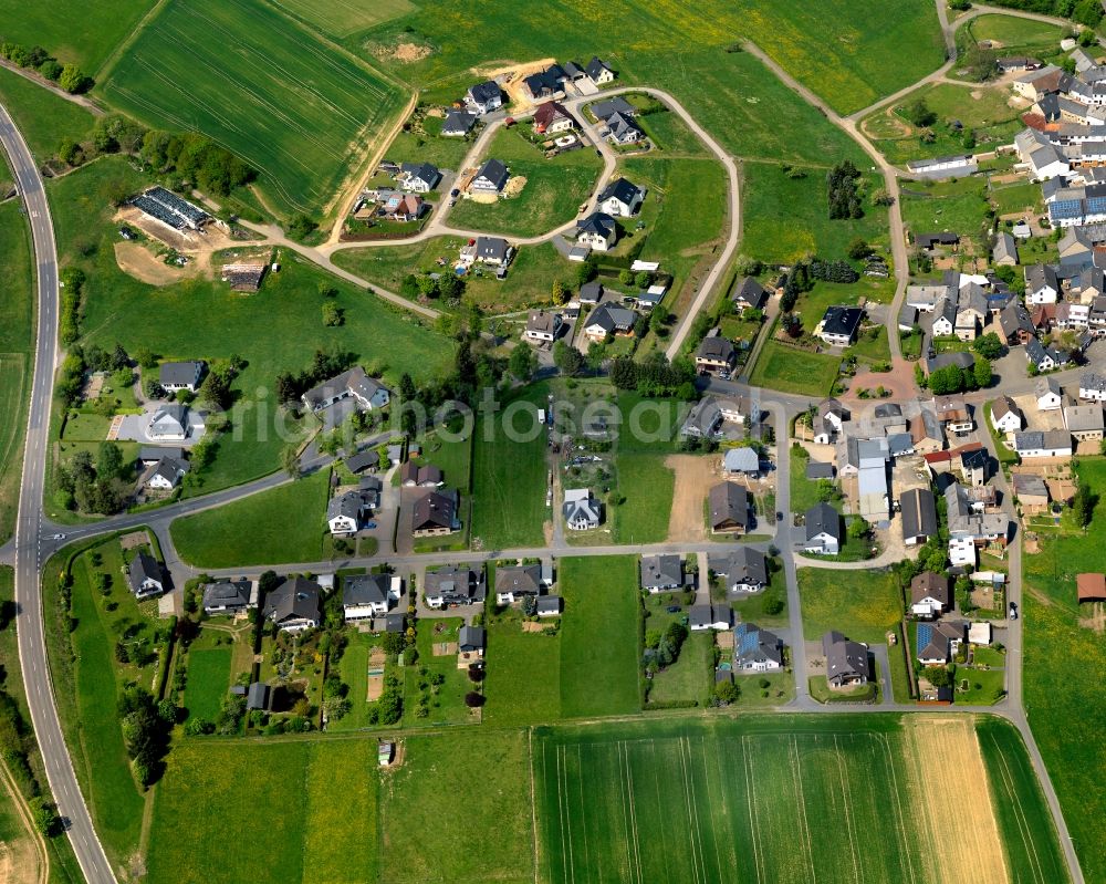 Herresbach from above - City view from Herresbach in the state Rhineland-Palatinate