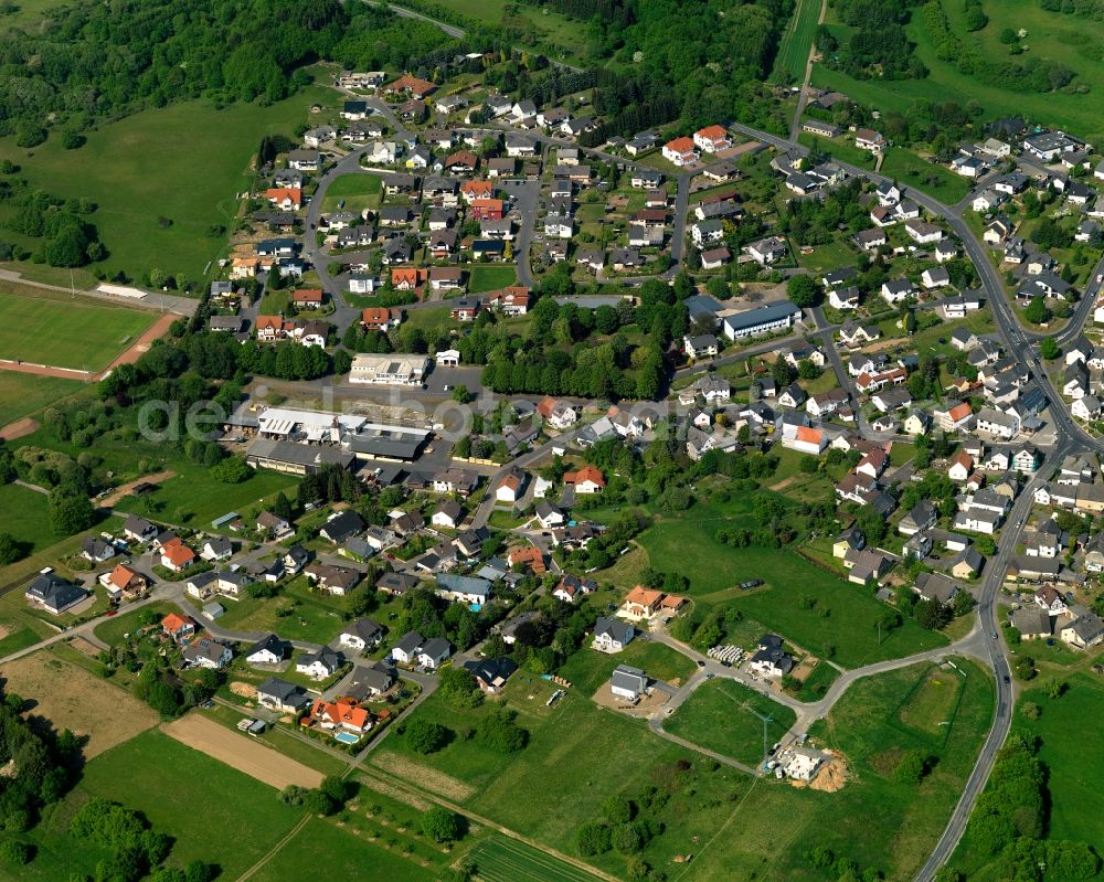 Herschbach from the bird's eye view: City view from Herschbach in the state Rhineland-Palatinate