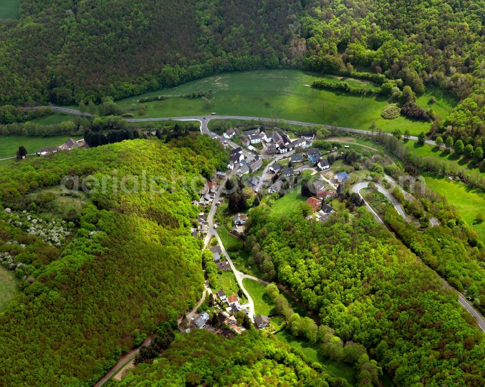 Hirten from above - City view from Hirten in the state Rhineland-Palatinate