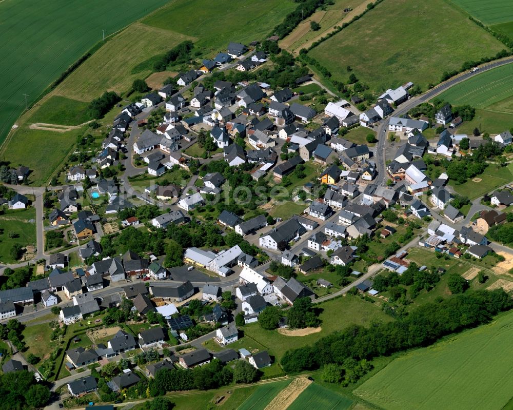 Holzbach from above - City view from Holzbach in the state Rhineland-Palatinate