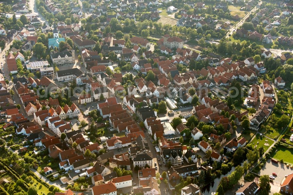 Aerial photograph Horn-Bad Meinberg - City view of Horn-Bad Meinberg in the state of North Rhine-Westphalia