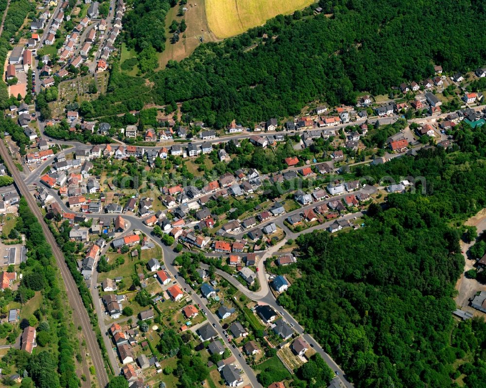 Idar-Oberstein OT Nahbollenbach from above - City view of Idar-Oberstein OT Nahbollenbach in Rhineland-Palatinate