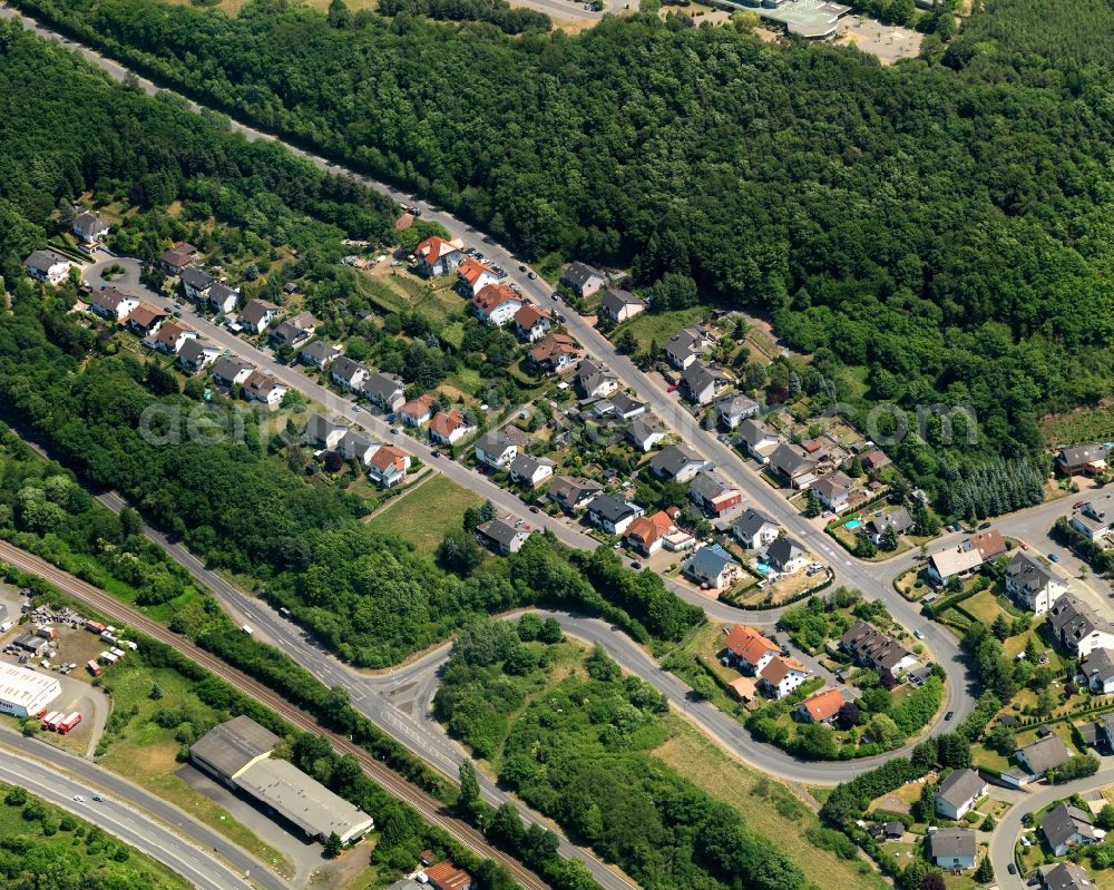 Idar-Oberstein OT Nahbollenbach from above - City view of Idar-Oberstein OT Nahbollenbach in Rhineland-Palatinate