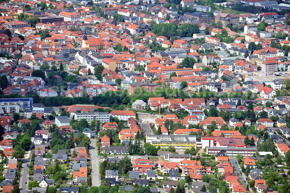 Ilmenau from the bird's eye view: Cityscape of Ilmenau in Thuringia