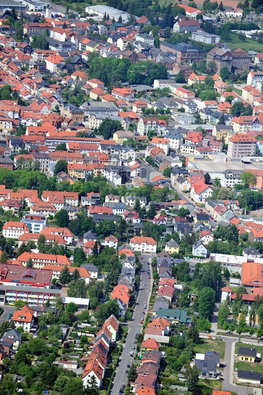 Aerial photograph Ilmenau - Cityscape of Ilmenau in Thuringia