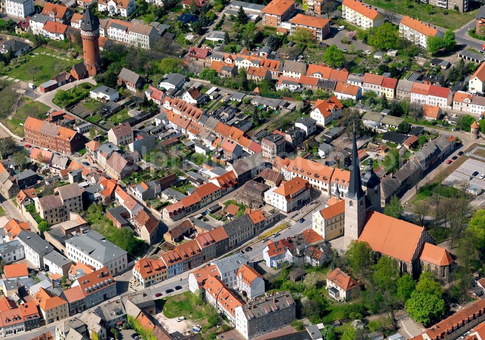 Aerial photograph Burg - Cityscape of Burg in Saxony-Anhalt