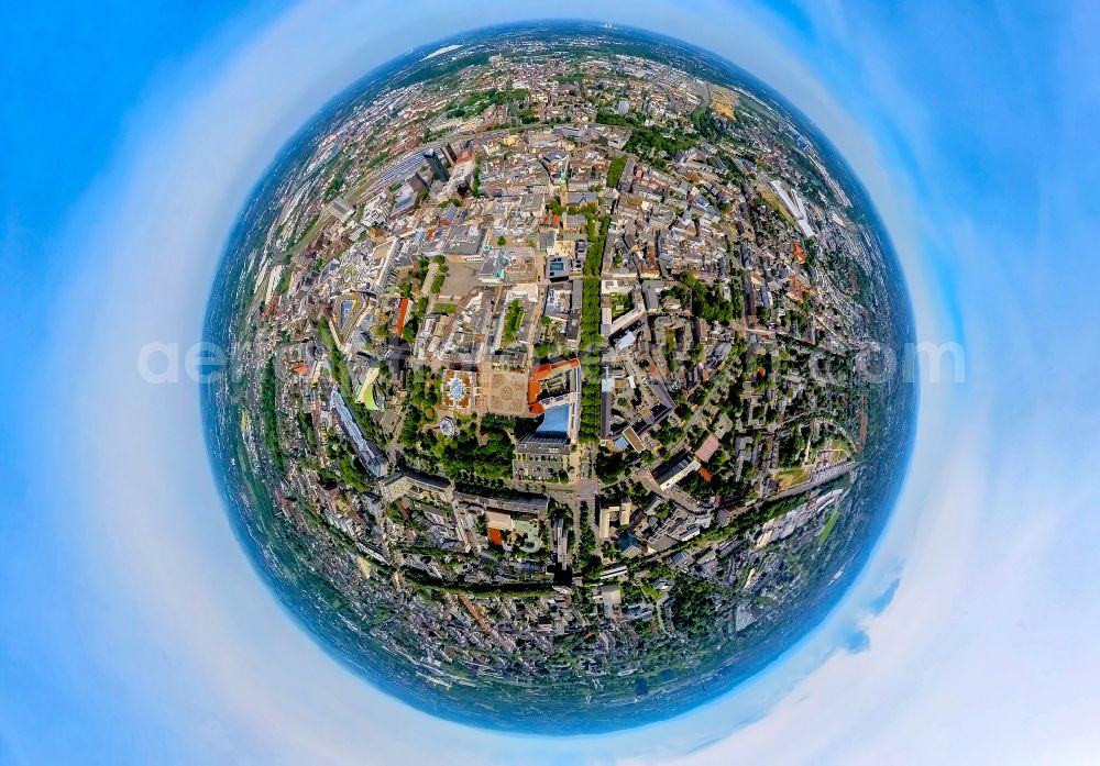 Aerial photograph Dortmund - urban area of a??a??the city center in Dortmund in the state North Rhine-Westphalia, Germany