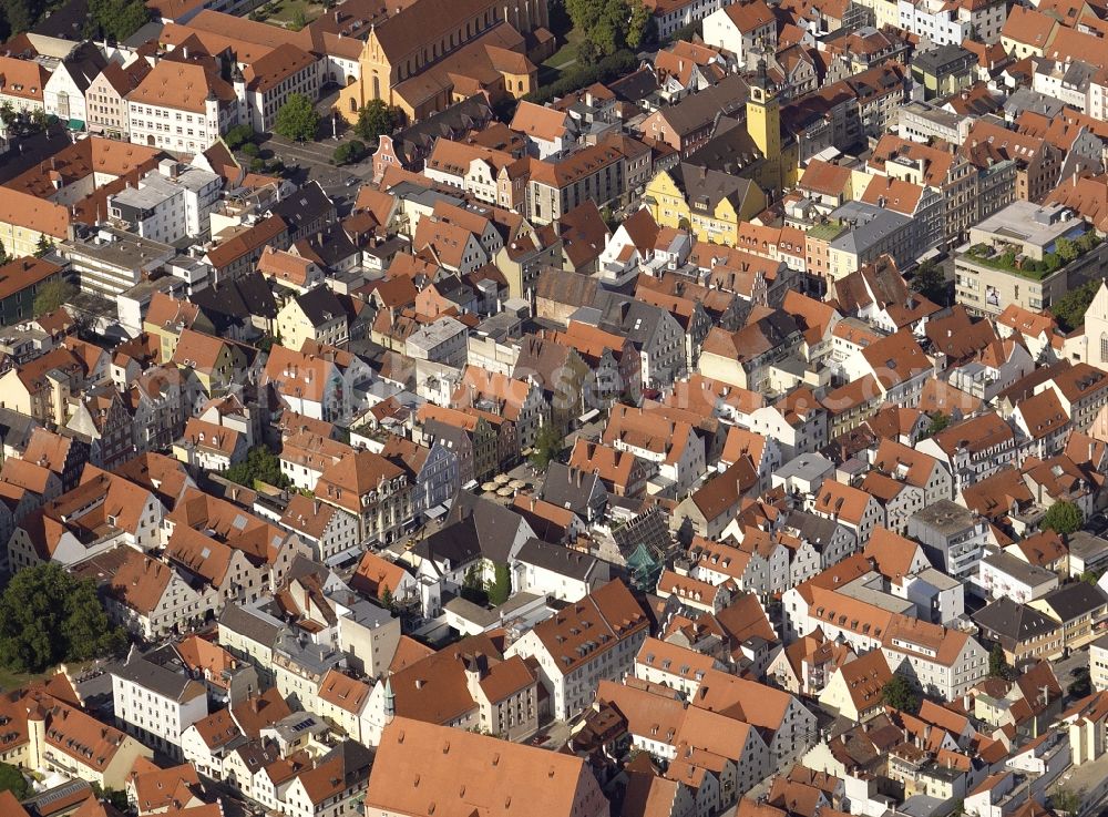 Aerial photograph Ingolstadt - City view of the city of Ingolstadt in Bavaria