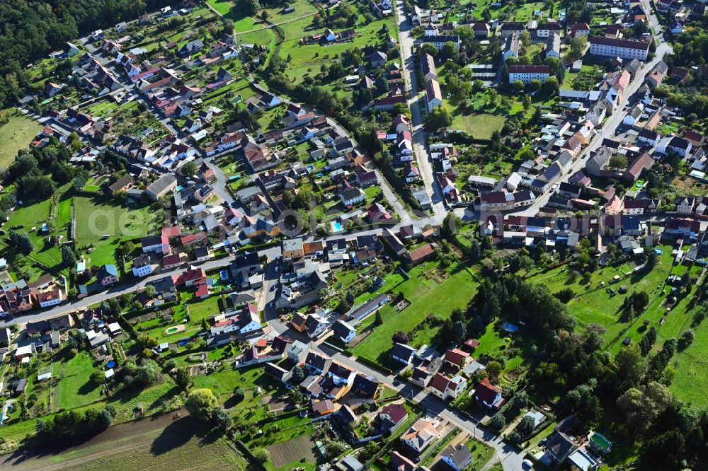 Annaburg from the bird's eye view: City view on down town in Annaburg in the state Saxony-Anhalt, Germany