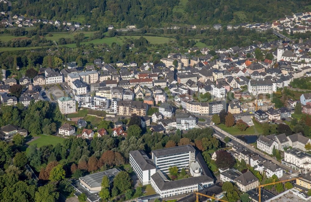 Aerial image Arnsberg - City view of the city area of in Arnsberg in the state North Rhine-Westphalia, Germany