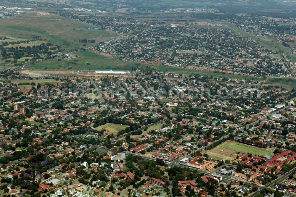 Aerial photograph Beau Bassin-Rose Hill - City view of the city area of in Beau Bassin-Rose Hill in Plaines Wilhems, Mauritius