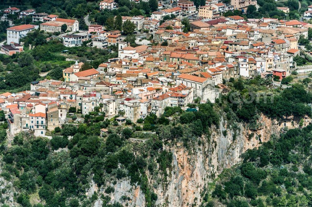 Aerial image Camerota - City view from the center of in Camerota in Italy