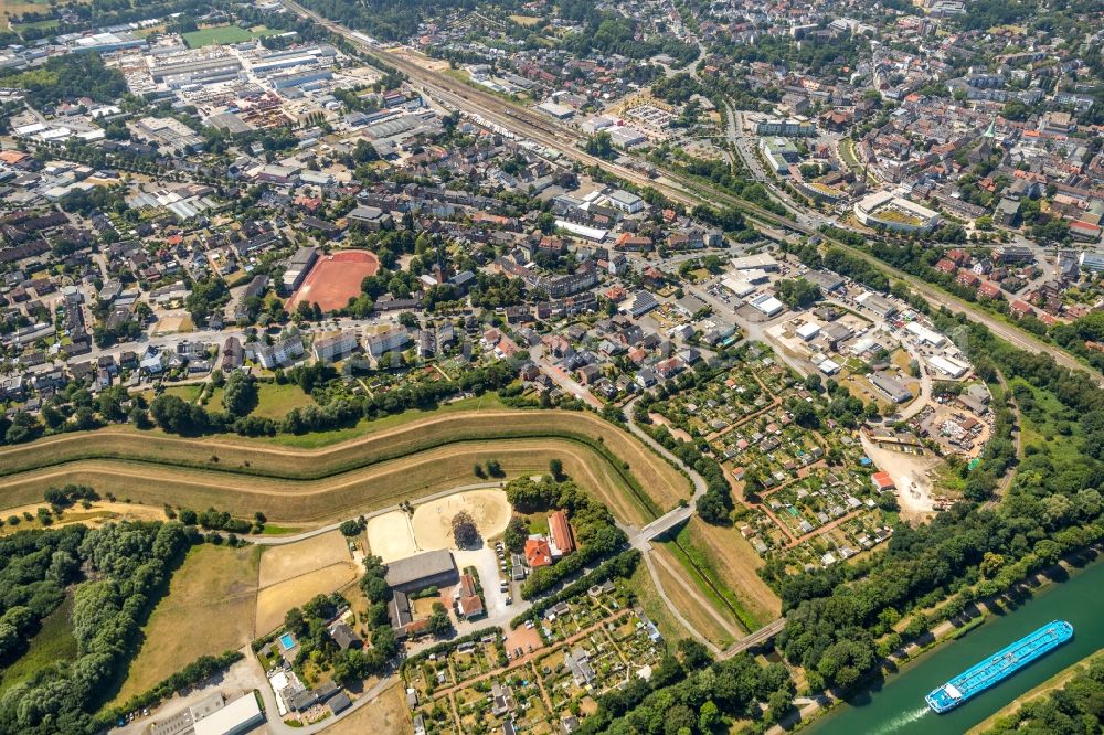 Aerial photograph Dorsten - City view of the city area of in Dorsten in the state North Rhine-Westphalia, Germany