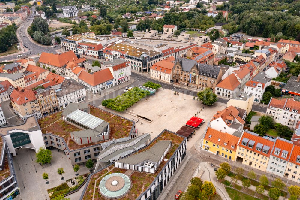 Eberswalde from above - City view on down town in Eberswalde in the state Brandenburg, Germany