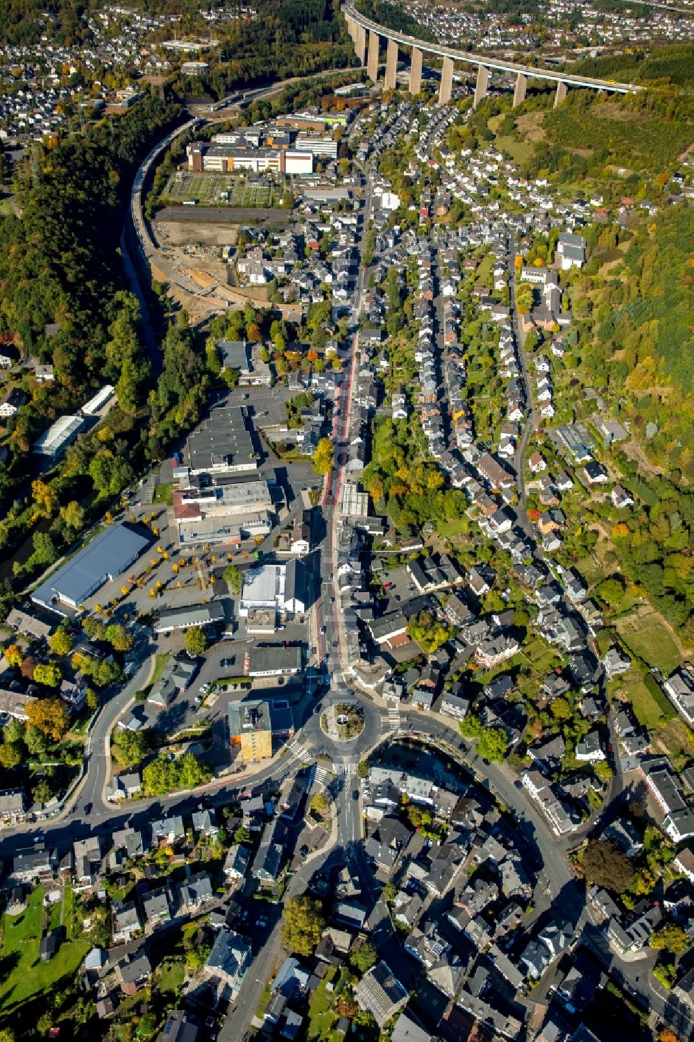 Eiserfeld from the bird's eye view: City view of the city area of Eiserfeld in Siegen in the state North Rhine-Westphalia