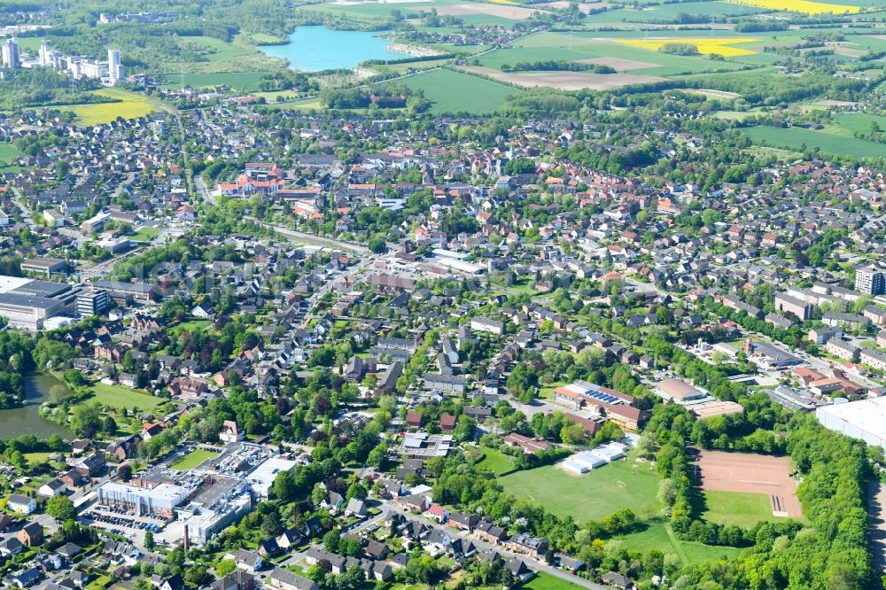 Aerial photograph Ennigerloh - City view of the city area of in Ennigerloh in the state North Rhine-Westphalia, Germany