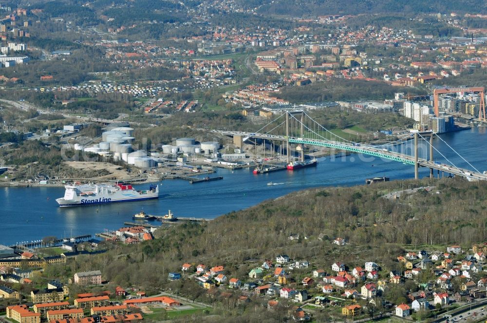 Aerial image Göteborg - City view from the center of in Goeteborg in Schweden