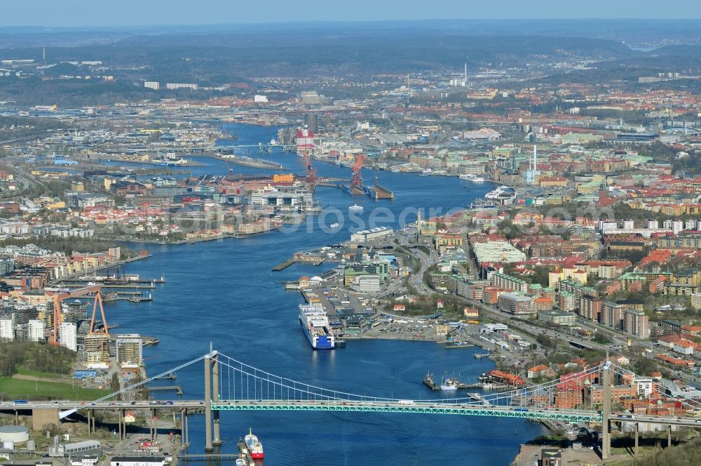 Aerial photograph Göteborg - City view from the center of in Goeteborg in Schweden