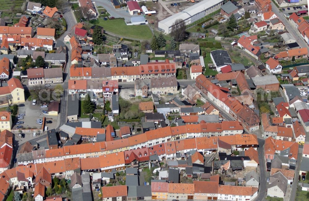 Aerial photograph Harzgerode - City view of the city area of in Harzgerode in the state Saxony-Anhalt