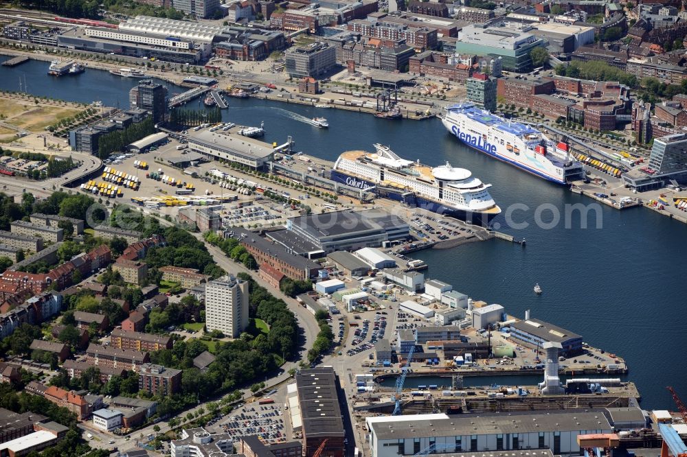 Aerial photograph Kiel - City view of the city area of in Kiel in the state Schleswig-Holstein