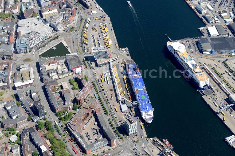 Aerial photograph Kiel - City view of the city area of in Kiel in the state Schleswig-Holstein