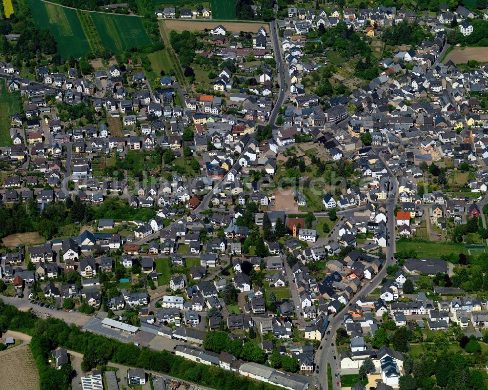 Aerial photograph Koblenz, Rübenach - City view from the center of in Koblenz, Ruebenach in the state Rhineland-Palatinate