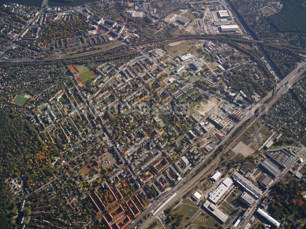 Aerial photograph Berlin - City view of the inner-city area of in Berlin in Germany