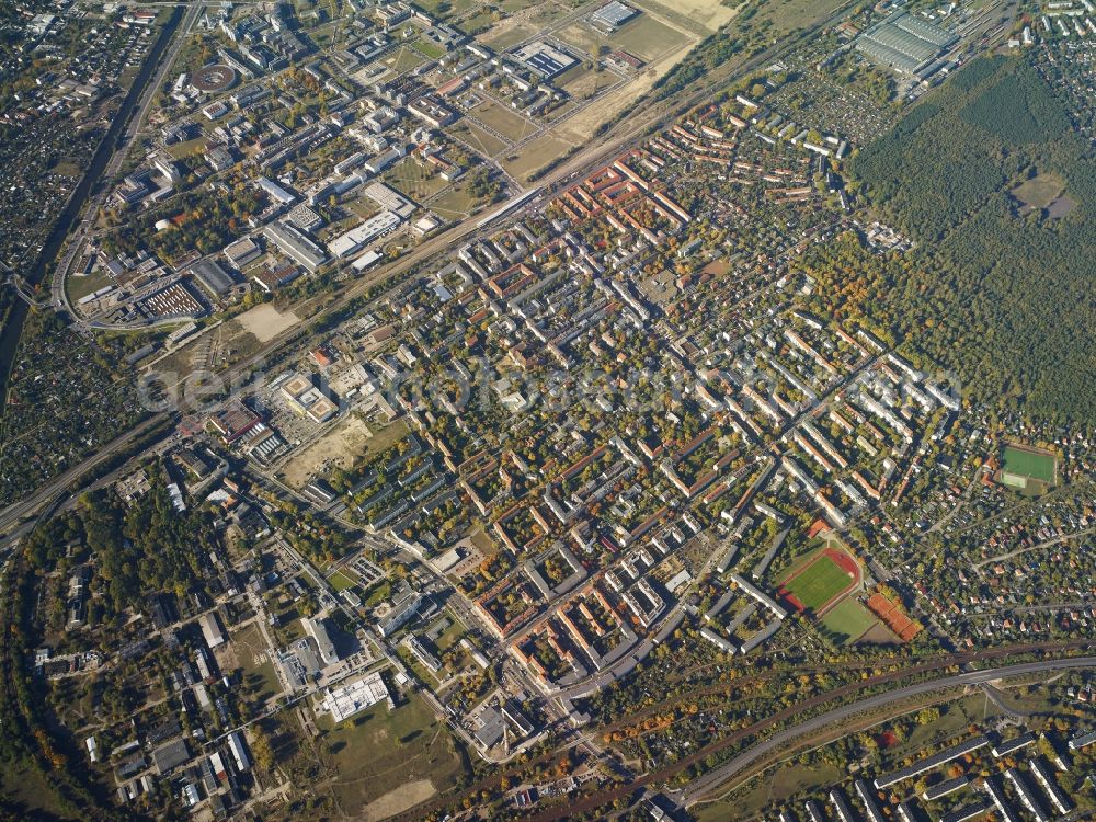 Berlin from the bird's eye view: City view of the inner-city area of in Berlin in Germany