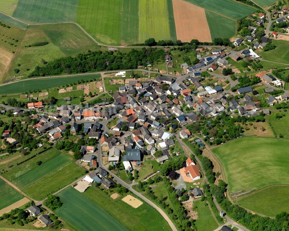 Limbach from the bird's eye view: Cityscape from the downtown area in Limbach in Rhineland-Palatinate