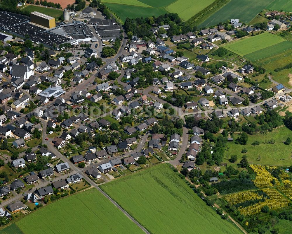 Aerial photograph Mastershausen - City view from the center of in Mastershausen in the state Rhineland-Palatinate