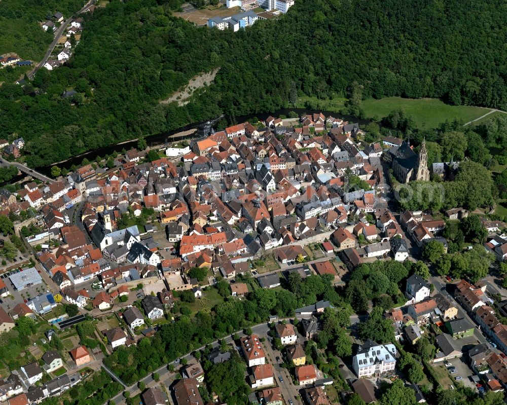 Aerial photograph Meisenheim - Cityscape from the downtown area in Meisenheim in Rhineland-Palatinate