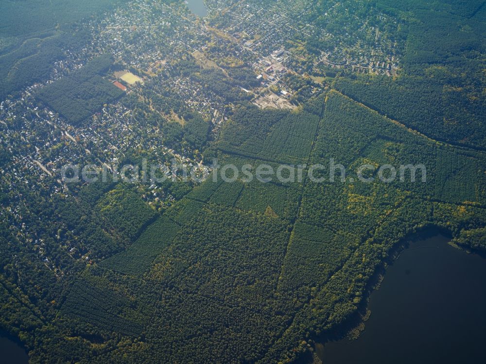 Aerial photograph Berlin - City view of the inner-city area of Mueggelheim in Berlin in Germany