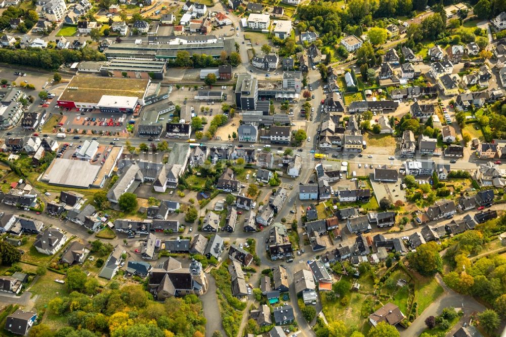 Aerial photograph Neunkirchen - City view of the city area of in Neunkirchen in the state North Rhine-Westphalia, Germany