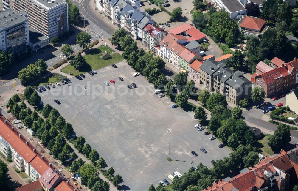 Aerial photograph Nordhausen - City view of the city area of in Nordhausen in the state Thuringia, Germany