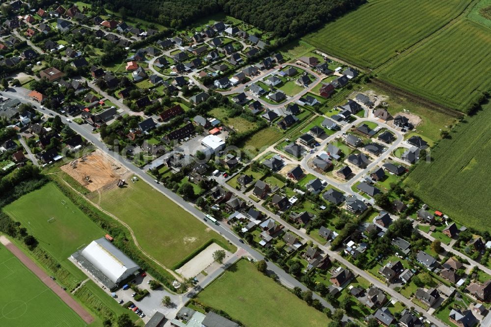 Aerial photograph Oeversee - City view of the city area of in Oeversee in the state Schleswig-Holstein