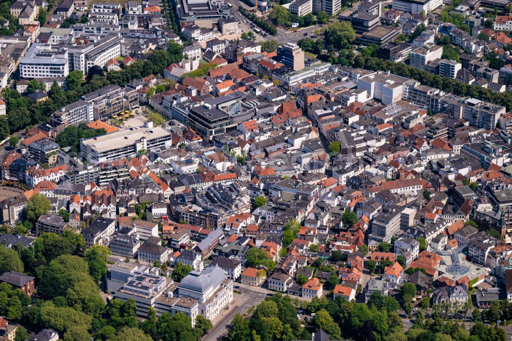 Aerial photograph Oldenburg - City view on down town in Oldenburg in the state Lower Saxony, Germany