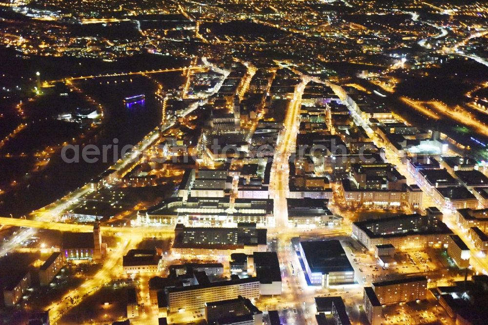 Aerial image Magdeburg - City view of the city area of in the district Altstadt in Magdeburg in the state Saxony-Anhalt