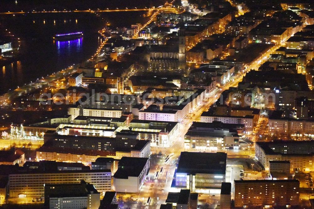 Magdeburg from the bird's eye view: City view of the city area of in the district Altstadt in Magdeburg in the state Saxony-Anhalt