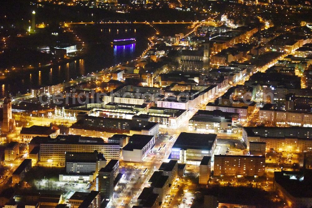 Aerial image Magdeburg - City view of the city area of in the district Altstadt in Magdeburg in the state Saxony-Anhalt