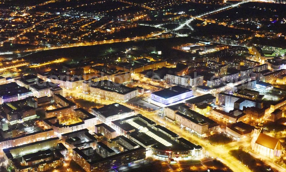 Magdeburg from the bird's eye view: City view of the city area of in the district Altstadt in Magdeburg in the state Saxony-Anhalt