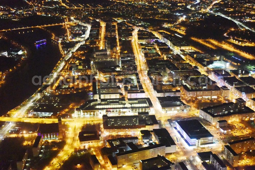 Aerial image Magdeburg - City view of the city area of in the district Altstadt in Magdeburg in the state Saxony-Anhalt