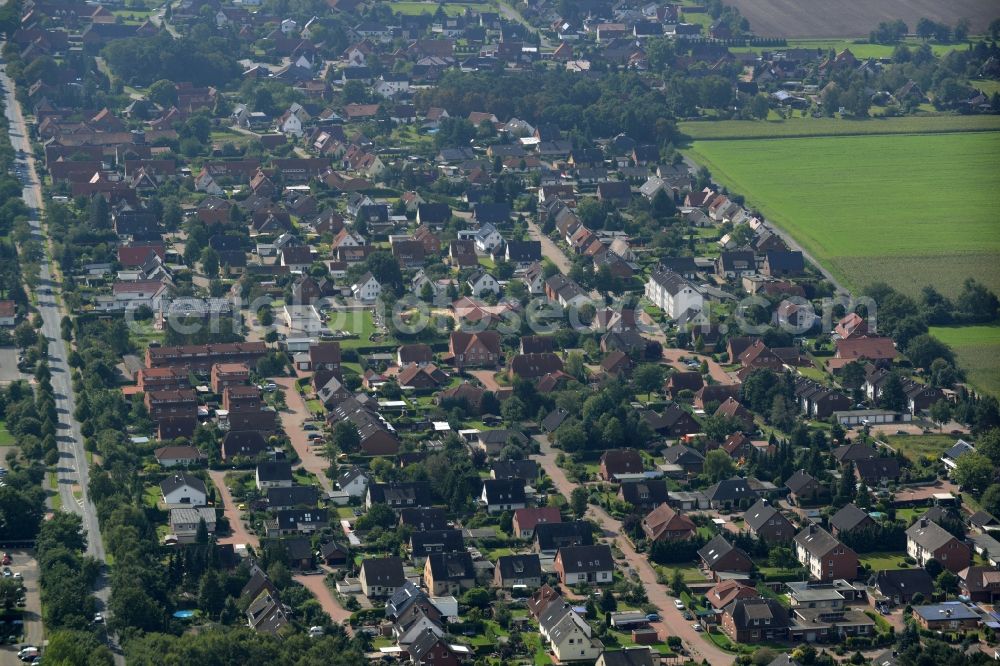 Rehburg-Loccum from above - City view of the inner-city area of in Rehburg-Loccum in the state Lower Saxony